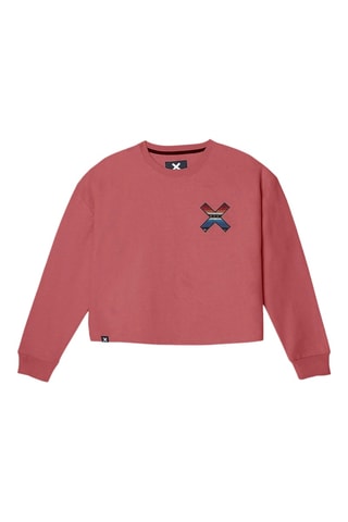 Sweat court en coton biologique Classic - Rouge