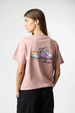 T-shirt regular en coton biologique Sushi & Pow - Orange clair
