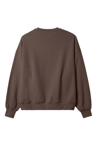 Sweat en coton biologique Clean - Marron