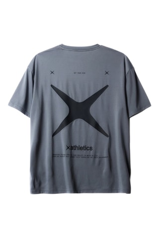T-shirt regular Train - Gris foncé