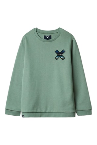 Sweat en coton biologique Classic - Vert d'eau
