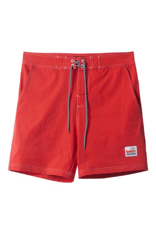 Short de bain regular Bingin - Rouge