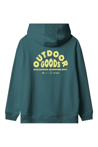 Sweat à capuche en coton biologique Goods - Vert