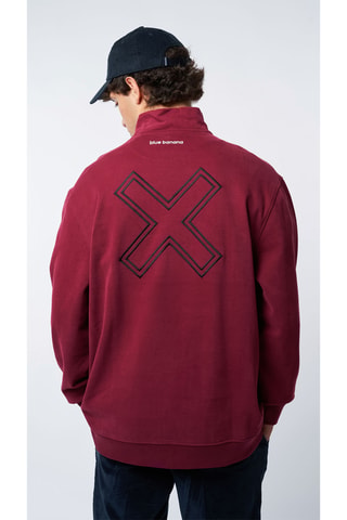 Sweat en coton biologique Reef - Bordeaux