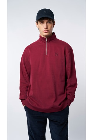 Sweat en coton biologique Reef - Bordeaux