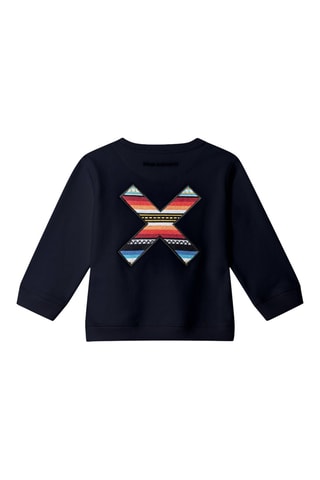 Sweat en coton biologique Classic - Bleu marine