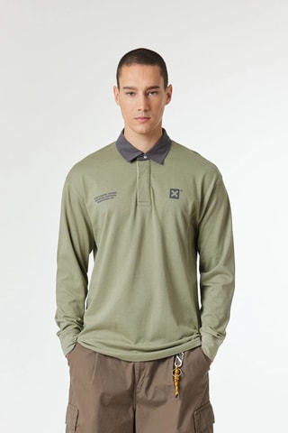 Polo regular en coton biologique Atlas - Vert clair