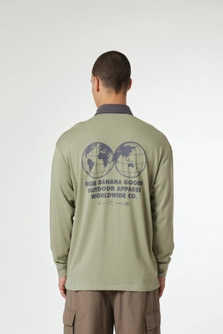 Polo regular en coton biologique Atlas - Vert clair