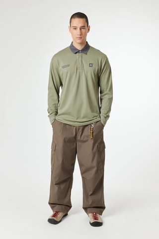 Polo regular en coton biologique Atlas - Vert clair
