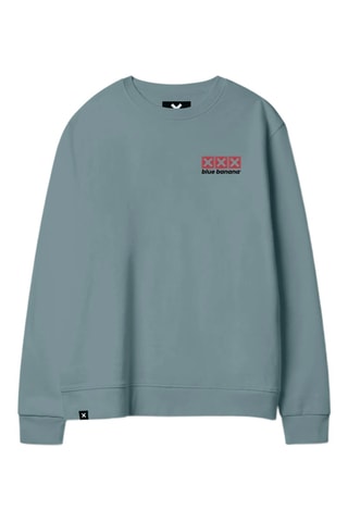 Sweat en coton biologique Line - Vert d'eau