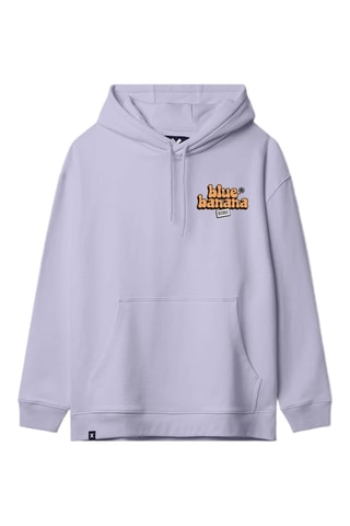 Sweat à capuche en coton biologique Hakuba - Violet