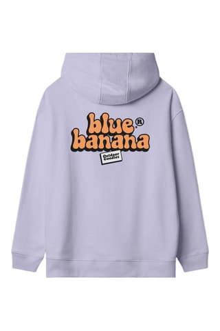 Sweat à capuche en coton biologique Hakuba - Violet