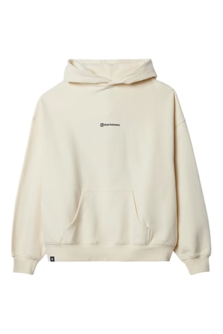 Sweat à capuche en coton biologique Karma - Écru