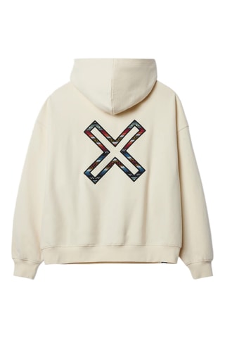 Sweat à capuche en coton biologique Karma - Écru