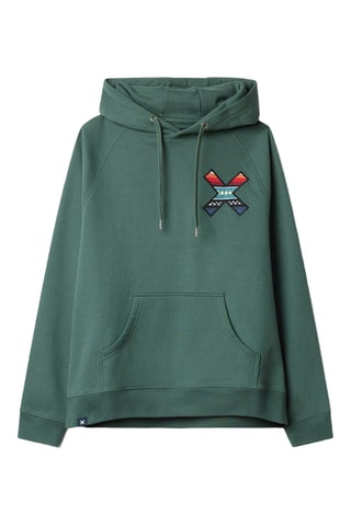 Sweat en coton biologique à capuche Classic - Vert