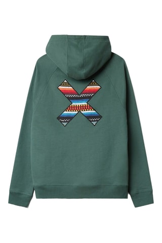 Sweat en coton biologique à capuche Classic - Vert