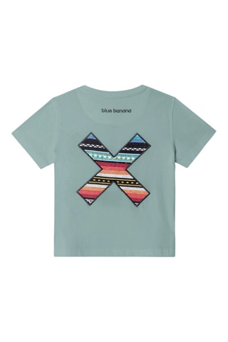 T-shirt en coton biologique Classic - Vert d'eau