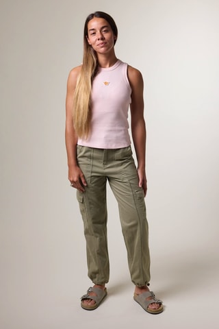 Top en coton biologique Alazne - Rose clair