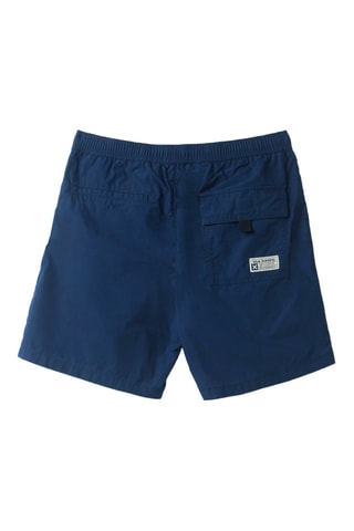 Short regular en coton biologique Wave - Bleu marine