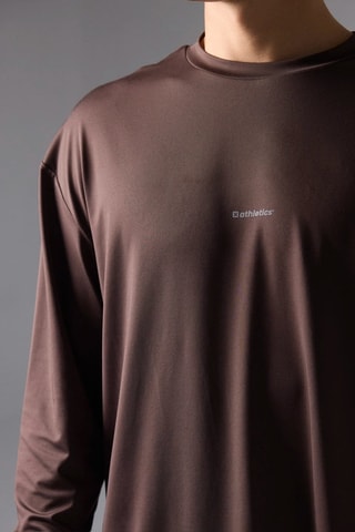 T-shirt regular Train - Marron