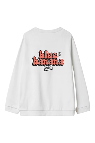 Sweat en coton biologique Hakuba - Blanc