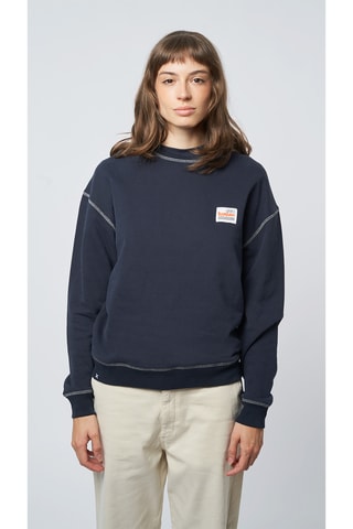 Sweat en coton biologique Frame - Bleu marine