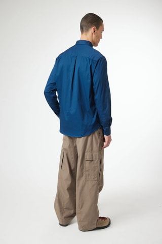 Chemise regular Point - Bleu marine
