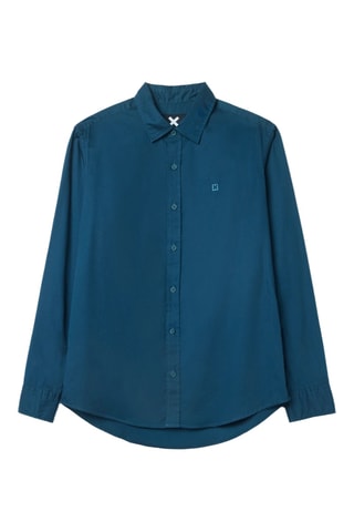Chemise regular Point - Bleu marine