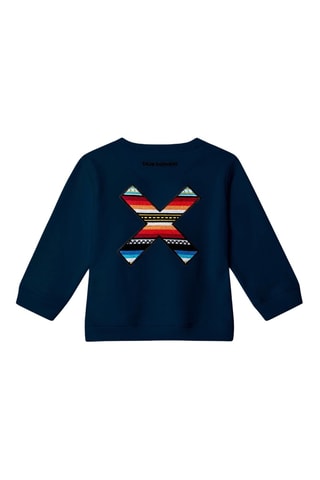 Sweat en coton biologique Classic - Bleu marine