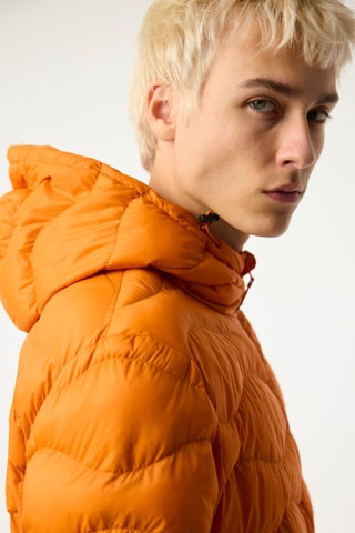 Doudoune à capuche Blizzard - Orange