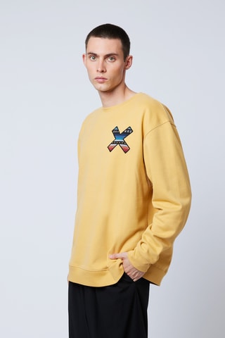 Sweat en coton biologique Classic - Jaune