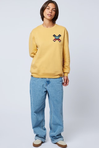 Sweat en coton biologique Classic - Jaune