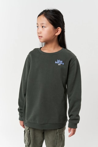 Sweat en coton biologique Hakuba - Kaki