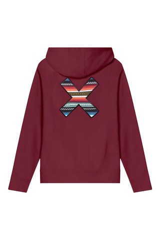 Sweat à capuche en coton biologique Classic - Bordeaux