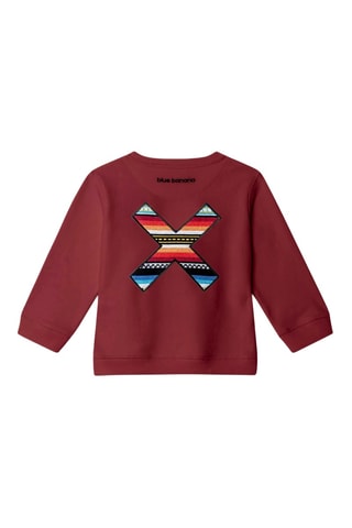 Sweat en coton biologique Classic - Bordeaux