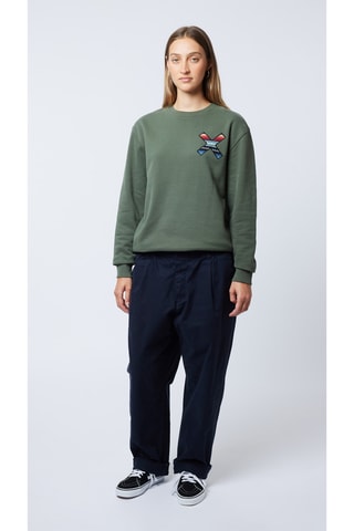 Sweat en coton biologique Classic - Kaki