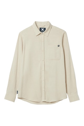 Chemise regular Journal - Blanc
