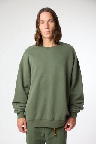 Sweat en coton biologique Bonfire - Kaki