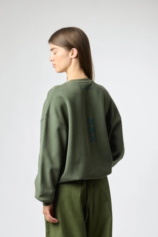 Sweat en coton biologique Bonfire - Kaki