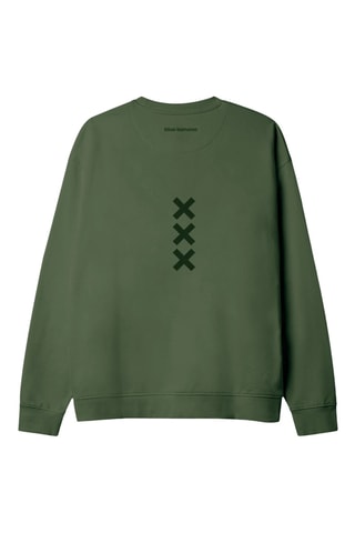 Sweat en coton biologique Bonfire - Kaki