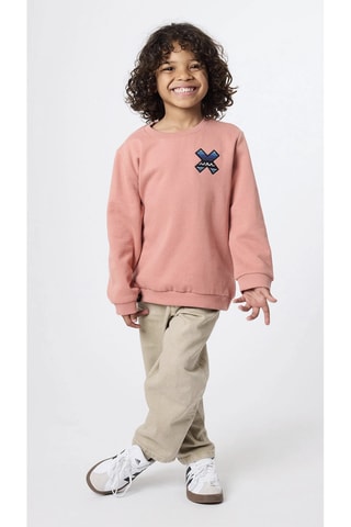Sweat en coton biologique Classic - Corail