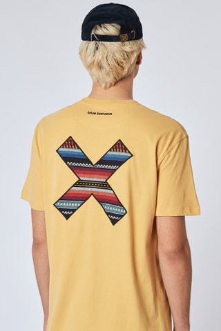 T-shirt regular en coton biologique Classic - Jaune