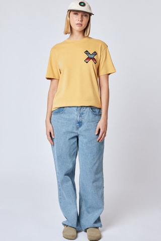 T-shirt regular en coton biologique Classic - Jaune