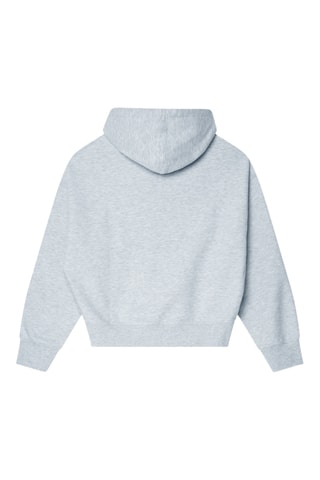 Sweat à capuche en coton biologique Banana - Gris clair
