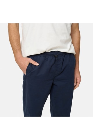 Jogger en coton biologique - Bleu marine