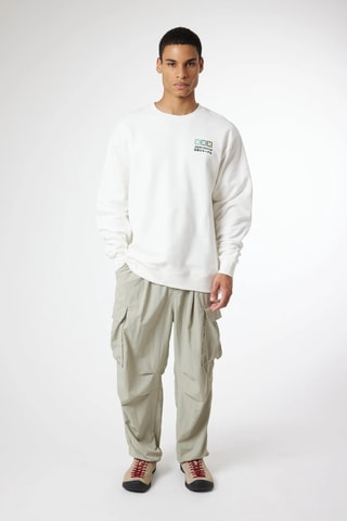 Sweat en coton biologique Square - Blanc