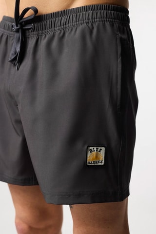 Short de bain regular Dive - Noir