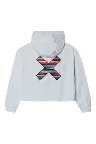 Sweat à capuche en coton biologique Classic - Bleu