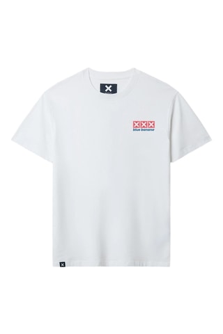 T-shirt oversize en coton biologique Line - Blanc