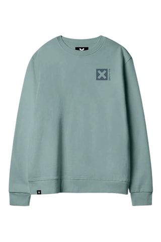 Sweat en coton biologique Nature - Vert d'eau